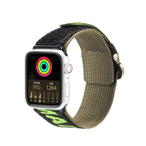 Dux Ducis Strap (Outdoor Version) Apple Watch Ultra Strap, SE, 9, 8, 7, 6, 5, 4, 3, 2, 1 (49, 45, 44, 42 mm) Nylon Band Bracelet Black/Green, Dux Ducis 6934913035368