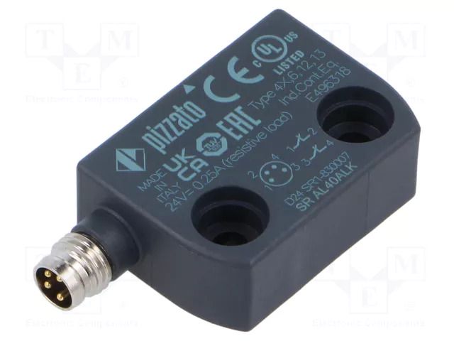 Safety switch: magnetic; SR-A; NC x2; IP67; plastic; -20÷80°C; 5mm PIZZATO ELETTRICA SRAL40ALK