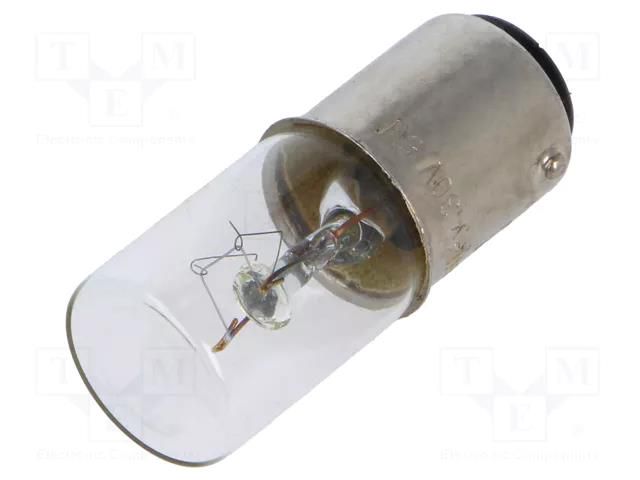 Filament lamp: bayonet; BA15D; warm white; 30VDC; 30VAC; 5W WERMA WER-95584032