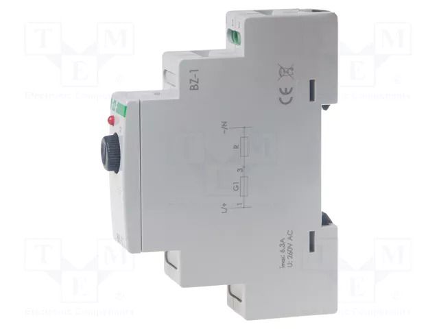 Module: module protecting; 250VAC; 250VDC; IP20; Colour: red; BZ F&F BZ-1
