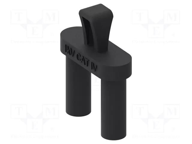 Adapter; black; 36A; Type: insulated; 38.3mm; 1kV ELECTRO-PJP PJP2019-S-N