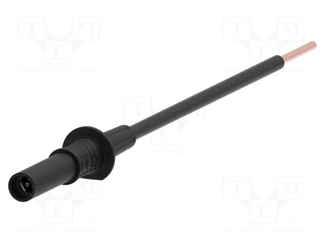 Measuring tip; 36A; black; Socket size: 4mm; L: 140mm ELECTRO-PJP PJPADABV140-N