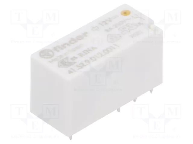 Relay: electromagnetic; Ucoil: 12VDC; Icontacts max: 15A; 8A/24VDC FINDER 41.52.9.012.0011