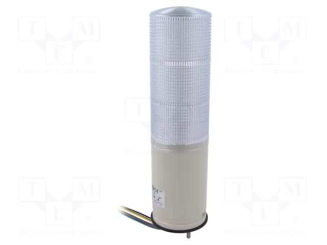 Signalling column; red/orange/green; LED; 220÷240VAC; IP42; 60mm SCHNEIDER ELECTRIC XVGM3SW