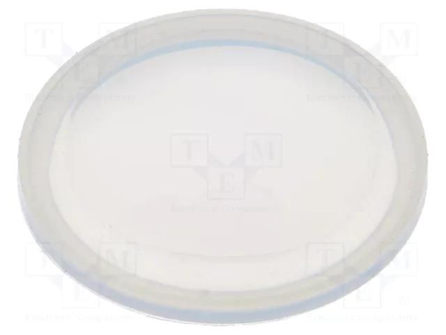 Cover; IP68; transparent; Ø28.8x3.3mm ONPOW M12-25F