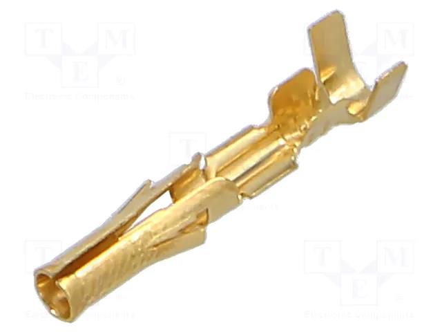 Contact; female; gold-plate MOLEX MX-02-09-5106