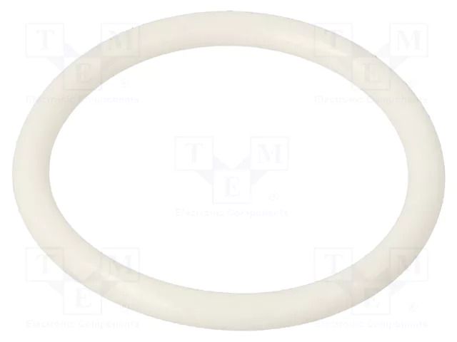 O-ring gasket; silicone; Thk: 3.5mm; Øint: 34.5mm; white; -60÷160°C ORING USZCZELNIENIA TECHNICZNE O-34.5X3.5-SI-WH