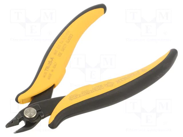 Pliers; cutting,miniature,curved; 138mm; with small chamfer PIERGIACOMI PG-TR25A