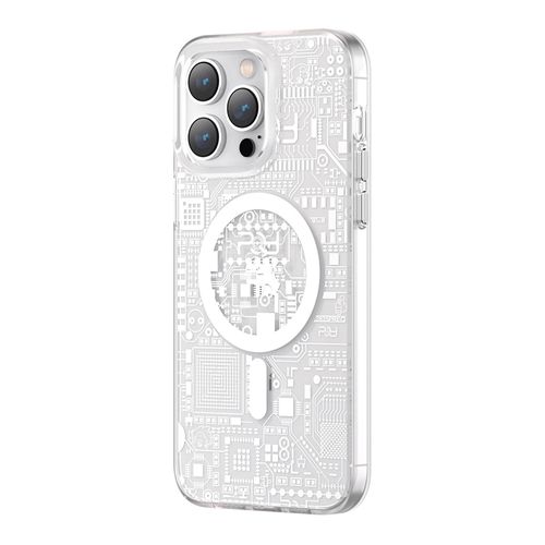 Kingxbar PQY Geek Series magnetic case for iPhone 14 Pro MagSafe silver, Kingxbar 6959003508812 6959003508812