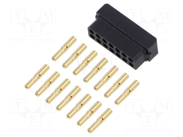 Connector: wire-wire/PCB; plug; female; PIN: 14; Datamate L-Tek; 3A HARWIN M80-8881405