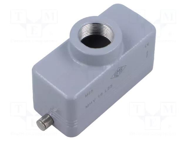 Enclosure for connectors: HDC; size 77.27; for cable; for latch ILME MHV16L25