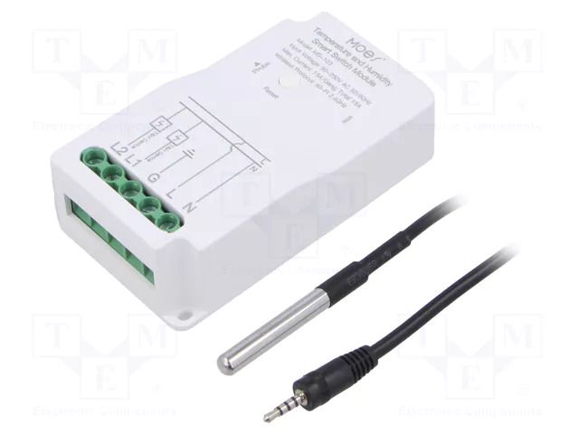 Wireless temperature sensor; WIFI; 90÷250VAC; Software: Moes MOES MS-103-WP-WIFI