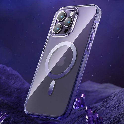 Kingxbar PQY Ice Crystal Series magnetic case for iPhone 14 Plus MagSafe gray, Kingxbar 6959003509109