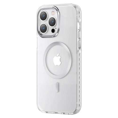 Kingxbar PQY Ice Crystal Series magnetic case for iPhone 14 Plus MagSafe silver, Kingxbar 6959003509185 6959003509185