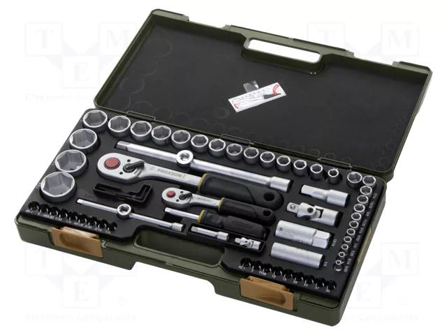 Wrench-set; 6-angles,inch,socket spanner; Mounting: 1/2",1/4" PROXXON PR23294