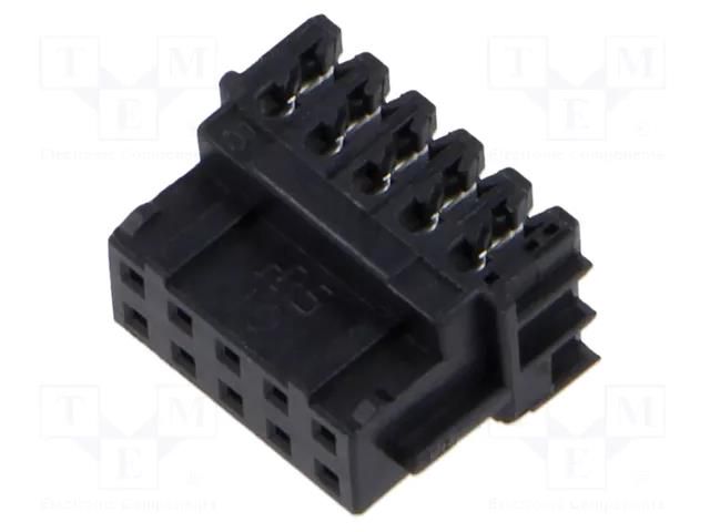 Connector: wire-wire/PCB; plug; female; PIN: 10; SignalBee; IDC HIROSE DF11-10DS-2R26-05
