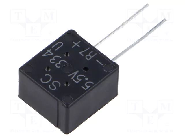 Supercapacitor; THT; 330mF; Body dim: 14x9x15.5mm; Pitch: 5mm; 25mΩ KEMET FMU0H334ZFTP18