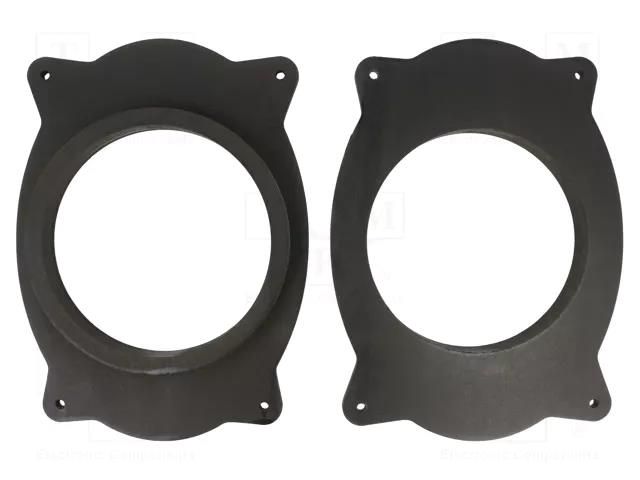 Spacer ring; MDF; 165mm; Toyota; impregnated; 2pcs. BASSER D.MDF.TOYOTA04