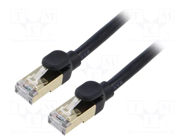 Patch cord; RJ45 plug,both sides; F/UTP; 7; stranded; Cu; 0.5m; PVC BASEUS WKJS010001