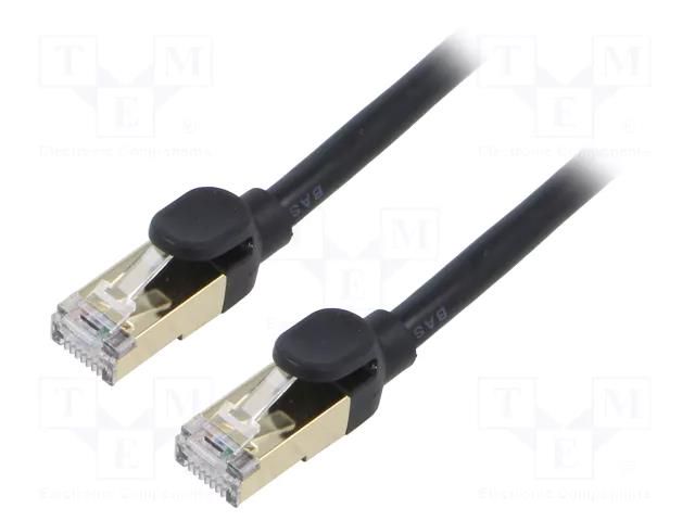 Patch cord; RJ45 plug,both sides; F/UTP; 7; stranded; Cu; PVC; 1m BASEUS WKJS010101