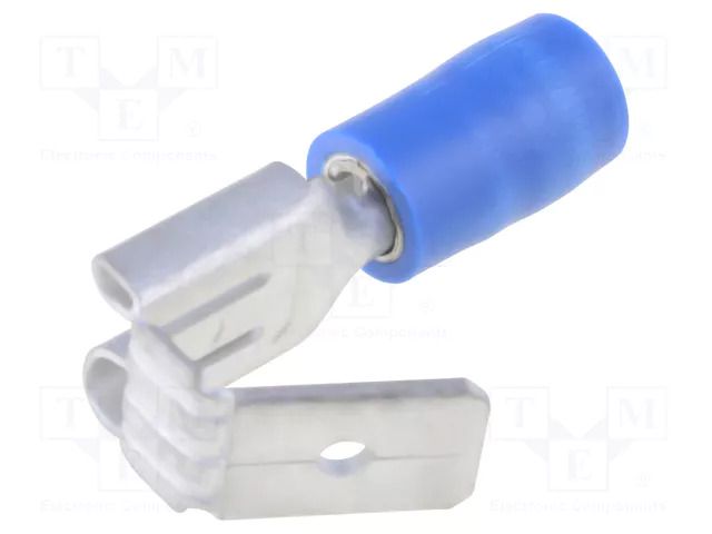 Terminal: flat; 6.3mm; 0.8mm; female/male; 2mm2; crimped; for cable NICHIFU TMDV630820-V