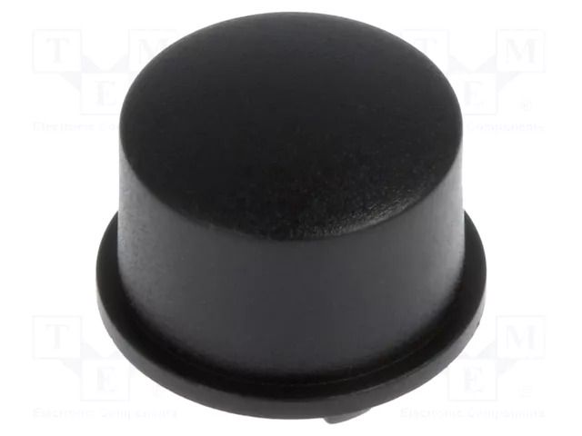 Button; 5G; round; black; Ø12mm; H: 6.7mm MEC MEC1US09