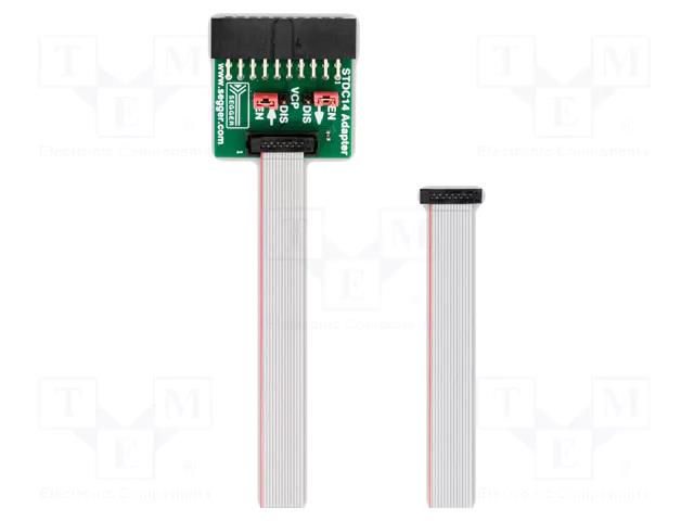Adapter: extension module; 14pin 0,05",JTAG 20pin; Kit: adapter SEGGER MICROCONTROLLER STDC14-ADAPTER