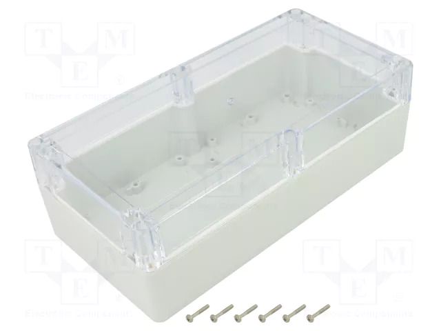 Enclosure: multipurpose; X: 120mm; Y: 240mm; Z: 75mm; ZP; light grey KRADEX ZP24012075JPH-PC