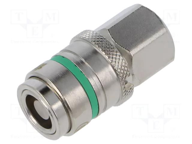Quick connection coupling; 20bar; G 1/4"; -15÷100°C; NBR; DN 4 CEJN 10-267-1200