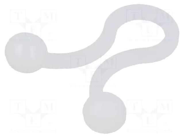 Cable clips; 5.1÷71mm; polyamide; natural; Cable P-clips ESSENTRA ESS-10036044