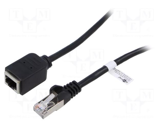 Extender Ethernet; RJ45 socket,RJ45 plug; F/UTP; 5e; stranded; Cu GOOBAY GOOBAY-73387