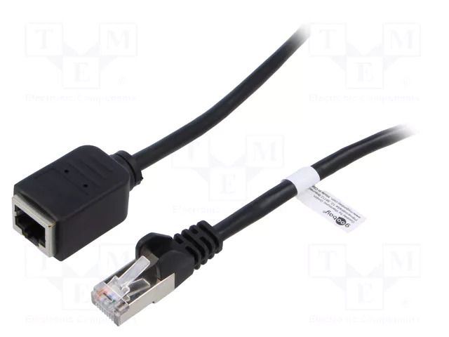 Extender Ethernet; RJ45 socket,RJ45 plug; F/UTP; 5e; stranded; Cu GOOBAY GOOBAY-73387