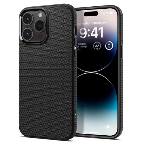 Spigen Liquid Air iPhone 14 Pro Case - Matte Black, Spigen 8809811864540