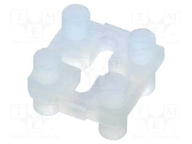Spacer sleeve; LED; ØLED: 3mm,5mm; L: 3mm; natural; UL94V-2; T: 1mm BIVAR 460-120