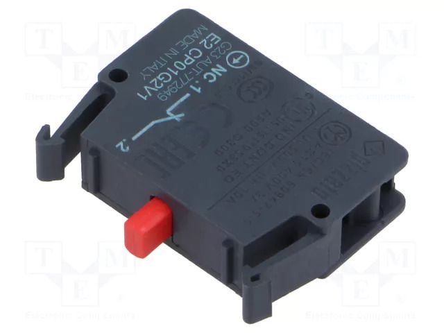 Contact block; IP20; screw terminals; Contacts: NC PIZZATO ELETTRICA E2CP01G2V1