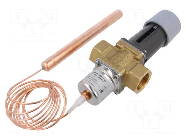 Thermostatic valve; G 1"; brass; AVTA; 0÷16bar; 2m DANFOSS 003N4162