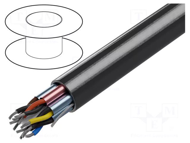 Wire; 12x2x20AWG; shielded,pairs shielded with Al-PET foil; PVC BELDEN 9877.060100