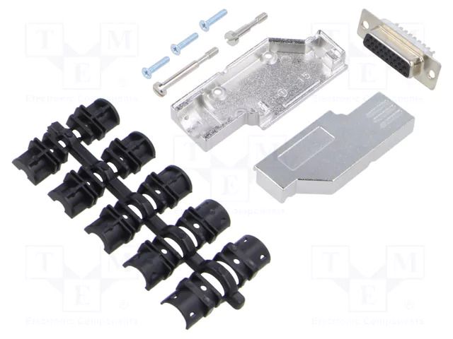 Connector: D-Sub; PIN: 26; plug; female; angled 90°; soldering ENCITECH DCMR-FK-15-HDS26-K