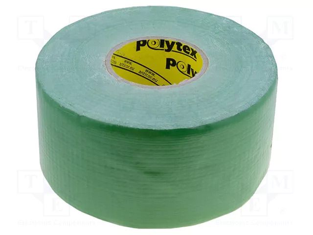 Tape: duct; W: 48mm; L: 25m; Thk: 0.25mm; green; natural caoutchouc ANTICOR ANC-118-48-25GN
