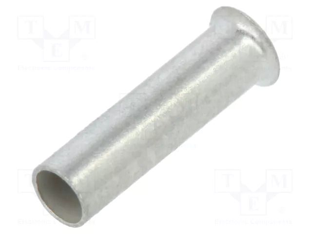 Tip: bootlace ferrule; non-insulated; copper; 1.5mm2; 8mm; tinned ERKO TA-1.5-8/100
