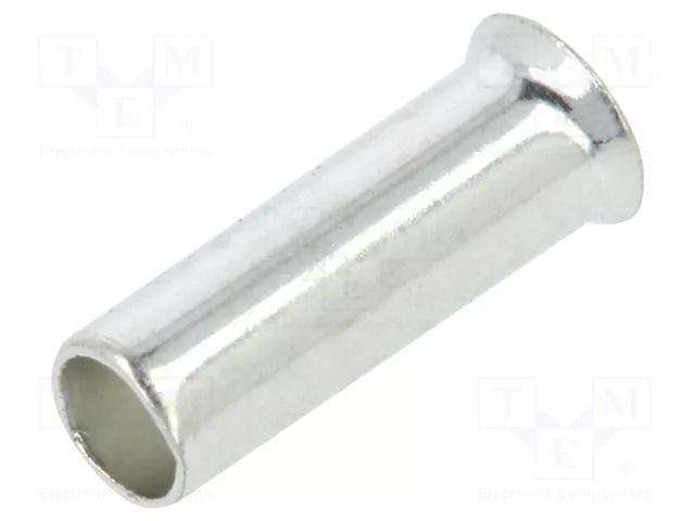 Tip: bootlace ferrule; non-insulated; copper; 2.5mm2; 8mm; tinned ERKO TA-2.5-8/100