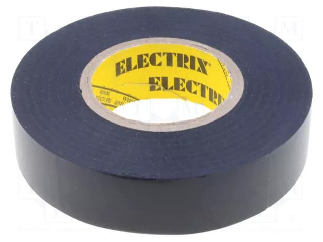 Tape: electrical insulating; W: 19mm; L: 20m; Thk: 0.19mm; black ANTICOR ANC-202-19-20BK