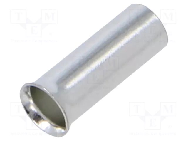 Tip: bootlace ferrule; non-insulated; copper; 4mm2; 9mm; tinned ERKO TA-4-9/100