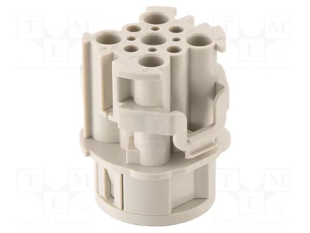 Connector: circular; female; contact insert; Han® F+B; PIN: 9 HARTING 09155083101
