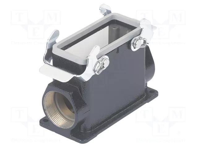 Enclosure: for HDC connectors; Han® M; size 10B; zinc alloy; IP65 HARTING 09370101271