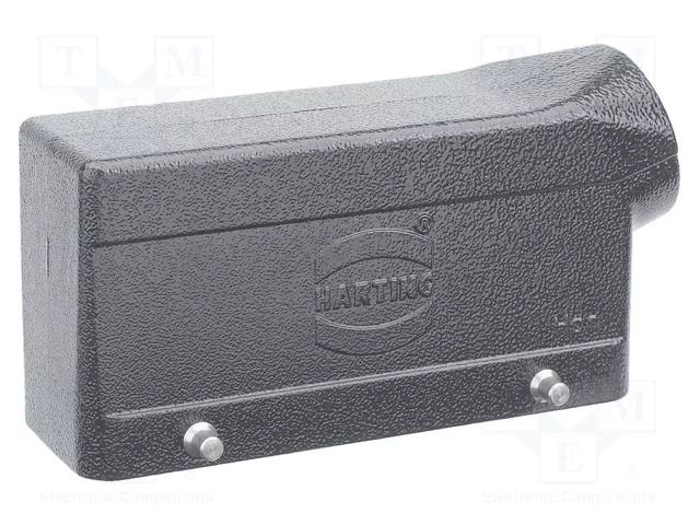 Enclosure for connectors: HDC; size 24B; for cable; Han® M; PG21 HARTING 09370241520