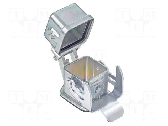 Enclosure for connectors: HDC; size 3A; Han® A,Han® EMC; 21x21mm HARTING 09620030306