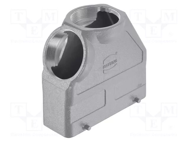 Enclosure for connectors: HDC; Type: high; Gland: M40 HARTING 19300240598