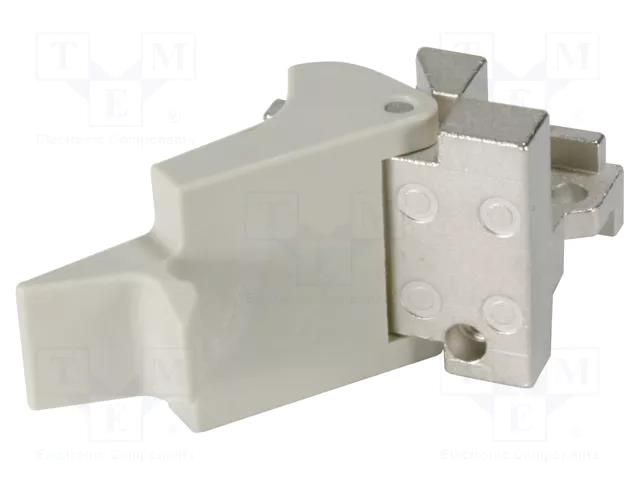 DIN-Power fixing bracket left D20 metal HARTING 09068009946