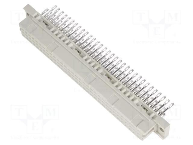 Connector: DIN 41612; plug; type C; female; PIN: 64; a+c; soldering HARTING 09032646823